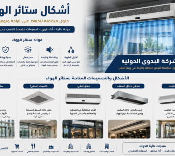 أشكال ستائر الهواء