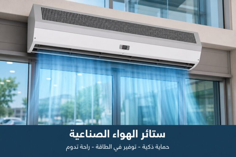 ستائر الهواء الصناعية
