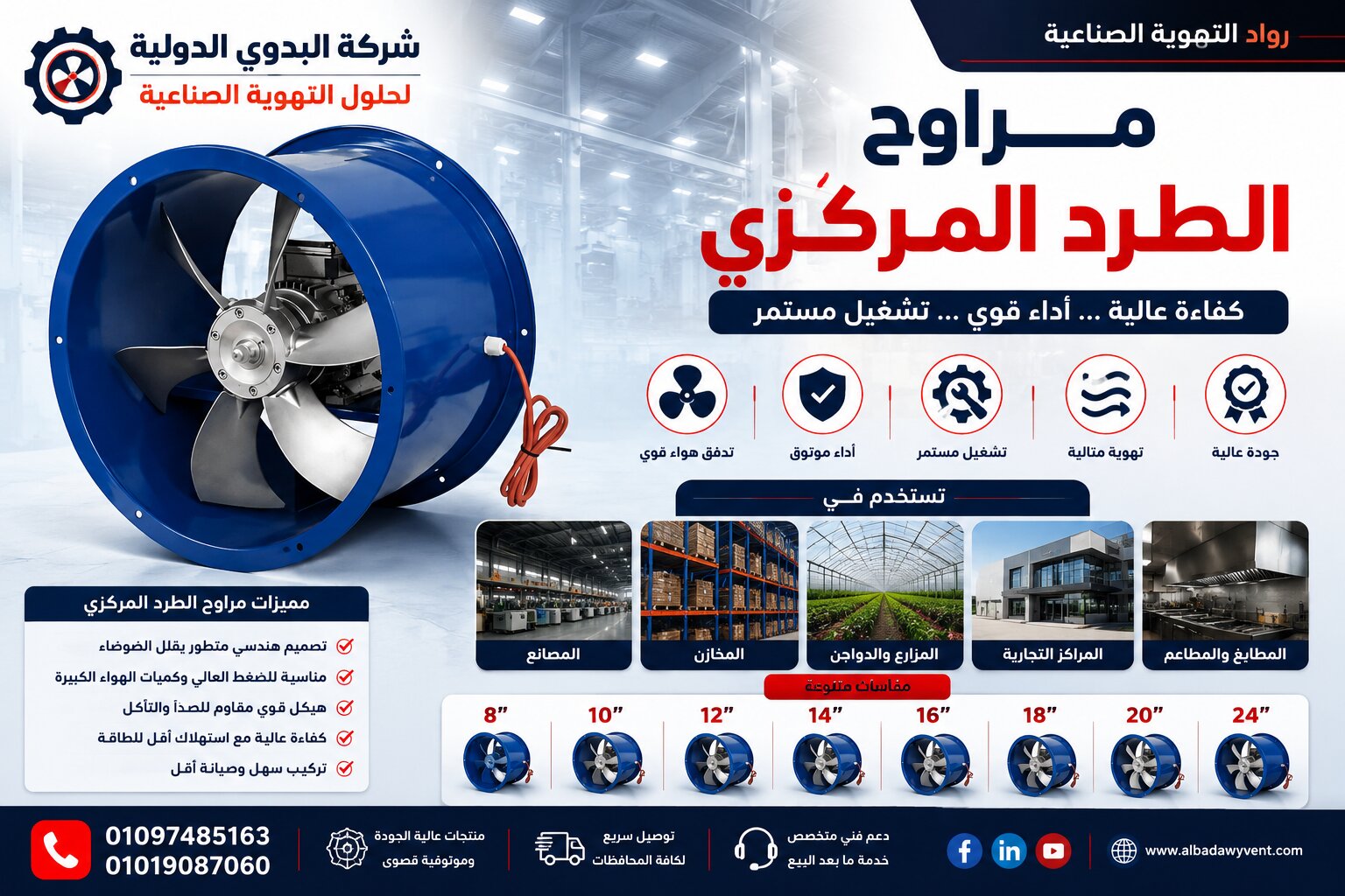 مراوح الطرد المركزي