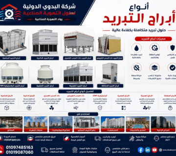 أنواع أبراج التبريد